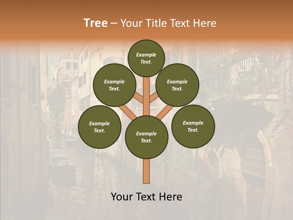 Picturesque Antique Outdoor PowerPoint Template