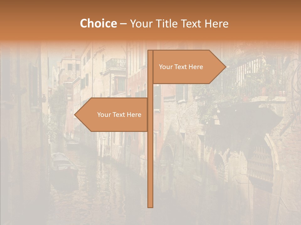 Picturesque Antique Outdoor PowerPoint Template