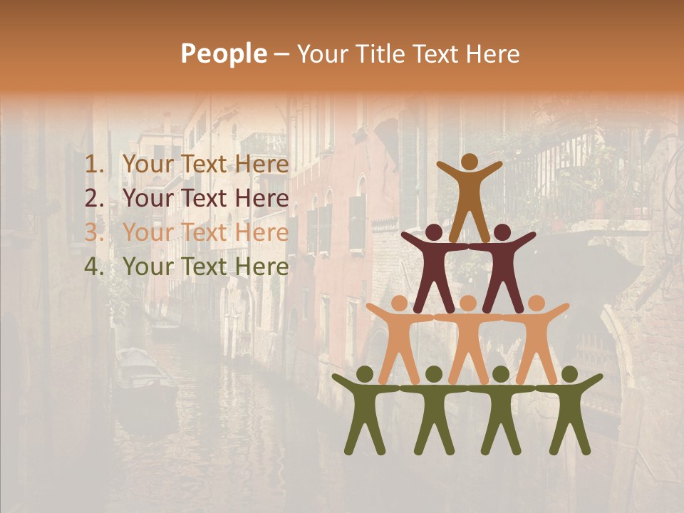 Picturesque Antique Outdoor PowerPoint Template