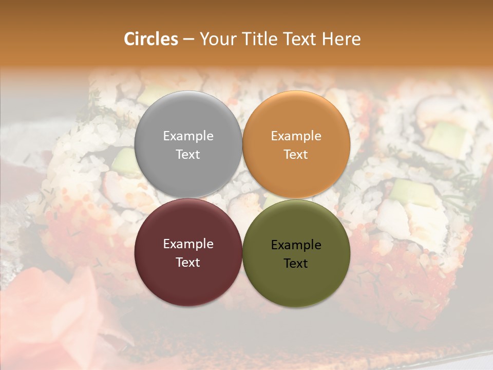 Restaurant Garnish Seaweed PowerPoint Template