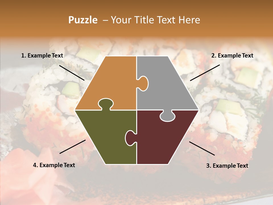 Restaurant Garnish Seaweed PowerPoint Template