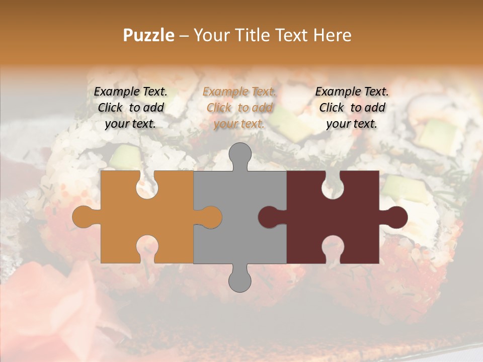 Restaurant Garnish Seaweed PowerPoint Template