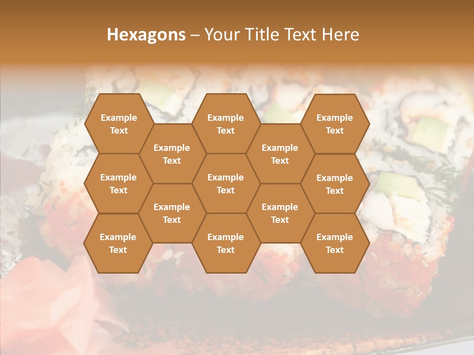 Restaurant Garnish Seaweed PowerPoint Template