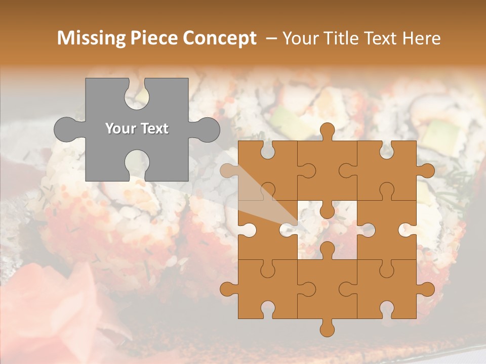 Restaurant Garnish Seaweed PowerPoint Template