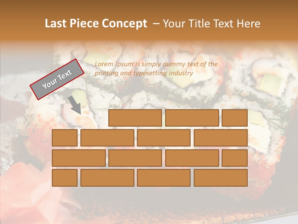 Restaurant Garnish Seaweed PowerPoint Template