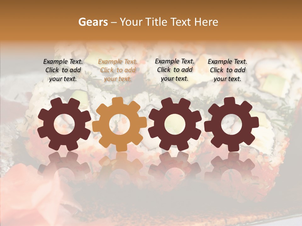 Restaurant Garnish Seaweed PowerPoint Template