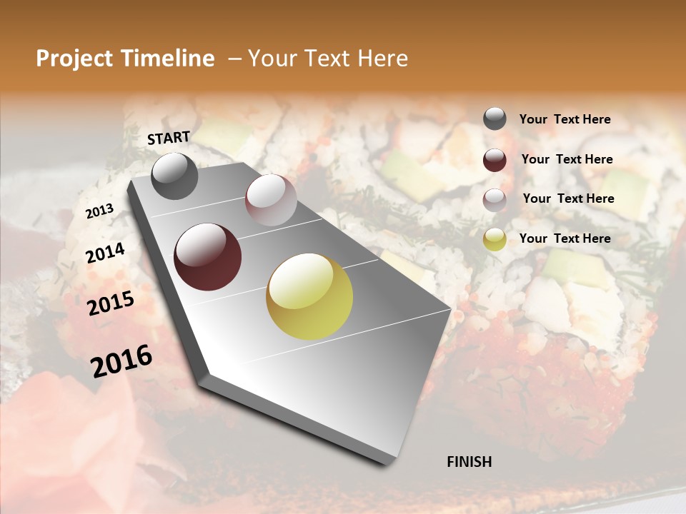 Restaurant Garnish Seaweed PowerPoint Template