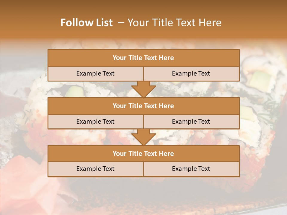 Restaurant Garnish Seaweed PowerPoint Template