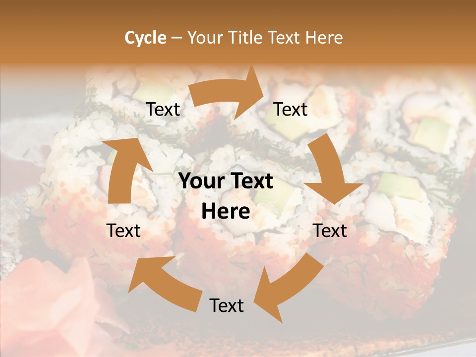 Restaurant Garnish Seaweed PowerPoint Template