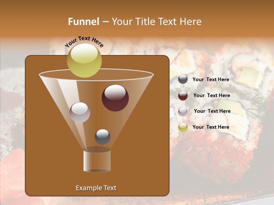 Restaurant Garnish Seaweed PowerPoint Template