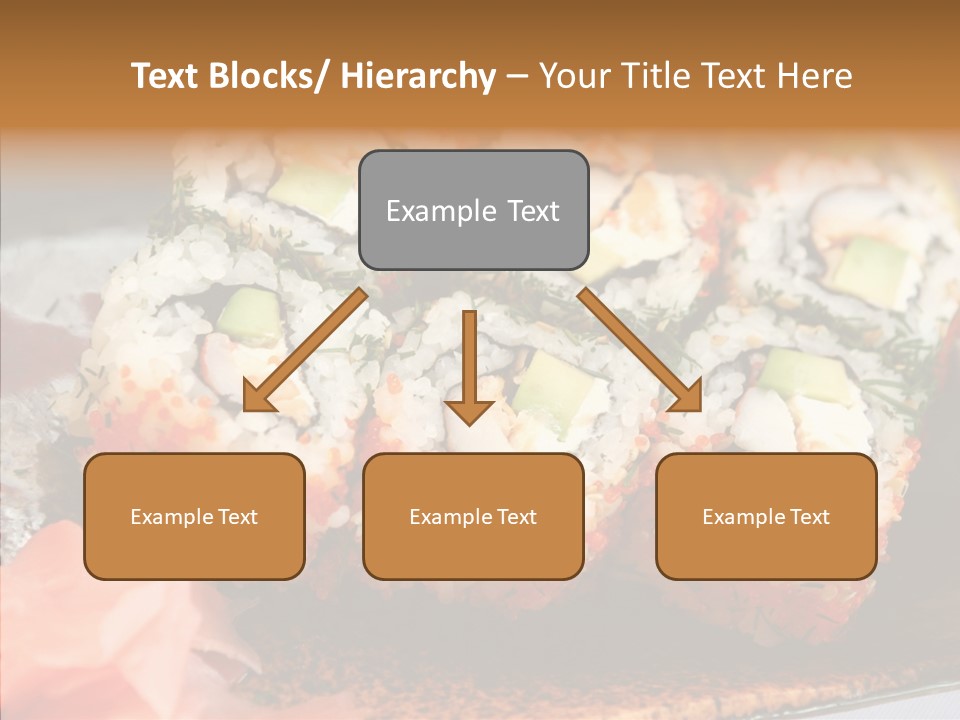 Restaurant Garnish Seaweed PowerPoint Template