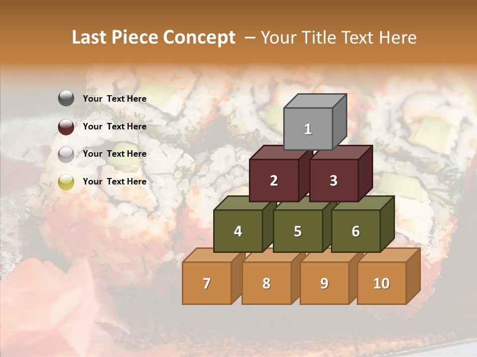 Restaurant Garnish Seaweed PowerPoint Template