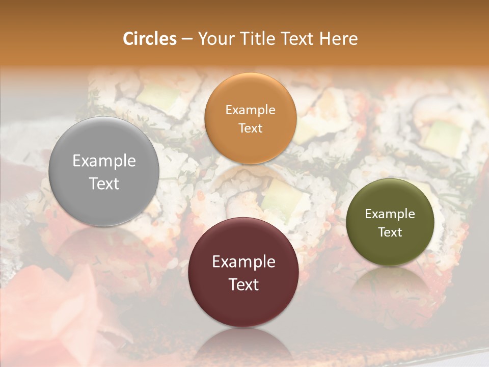 Restaurant Garnish Seaweed PowerPoint Template