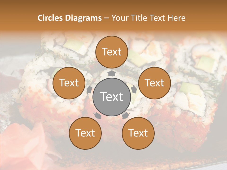 Restaurant Garnish Seaweed PowerPoint Template