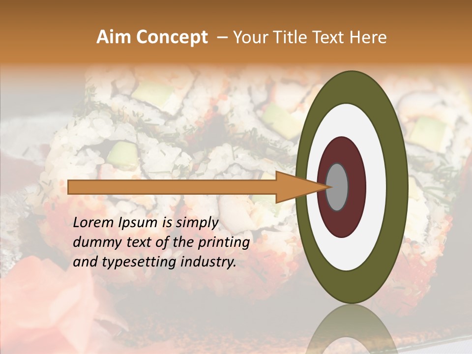 Restaurant Garnish Seaweed PowerPoint Template