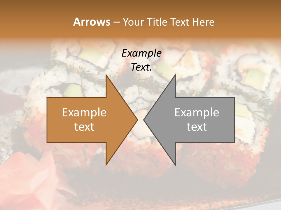 Restaurant Garnish Seaweed PowerPoint Template