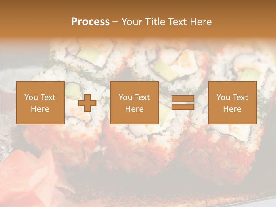 Restaurant Garnish Seaweed PowerPoint Template