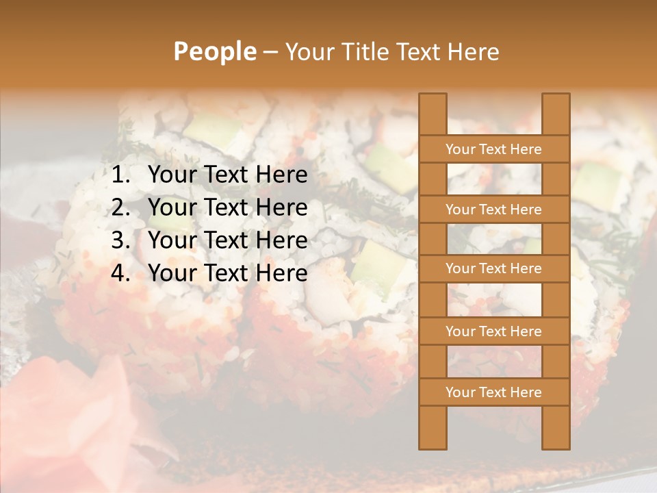 Restaurant Garnish Seaweed PowerPoint Template