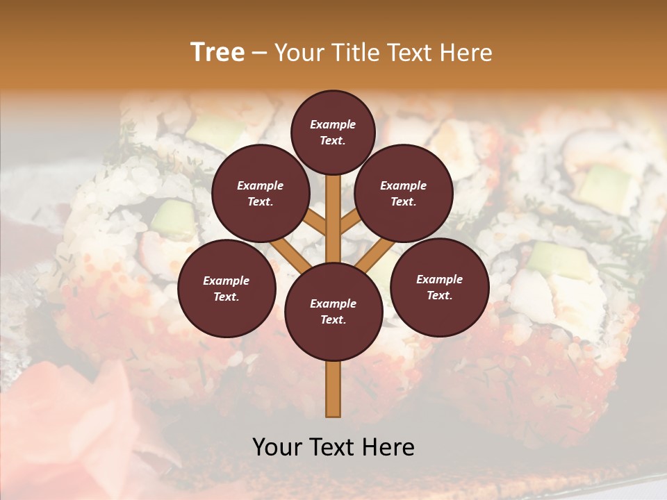 Restaurant Garnish Seaweed PowerPoint Template