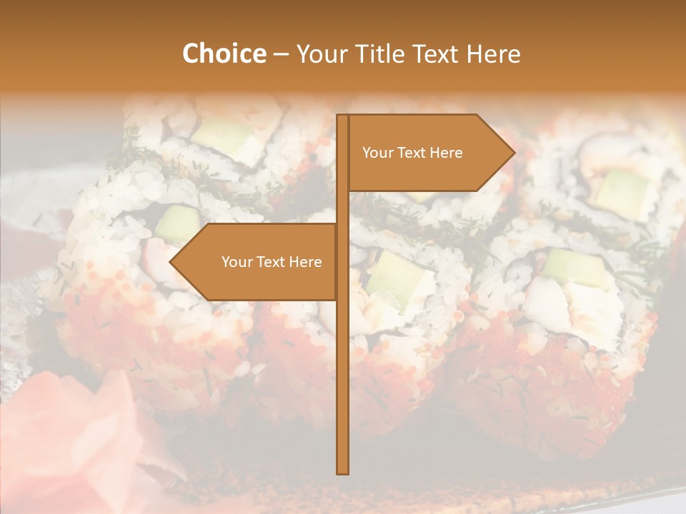 Restaurant Garnish Seaweed PowerPoint Template