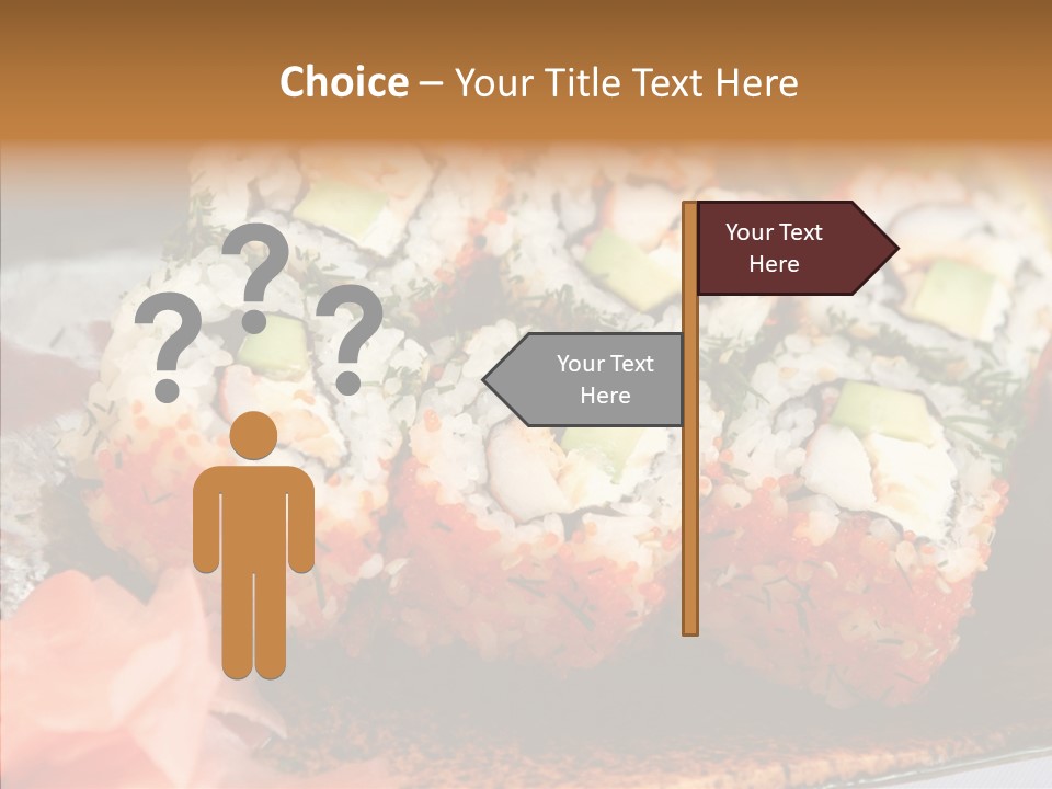 Restaurant Garnish Seaweed PowerPoint Template