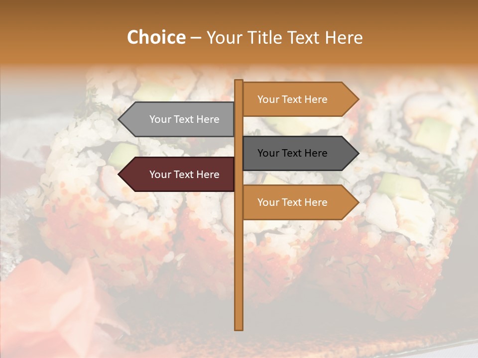 Restaurant Garnish Seaweed PowerPoint Template