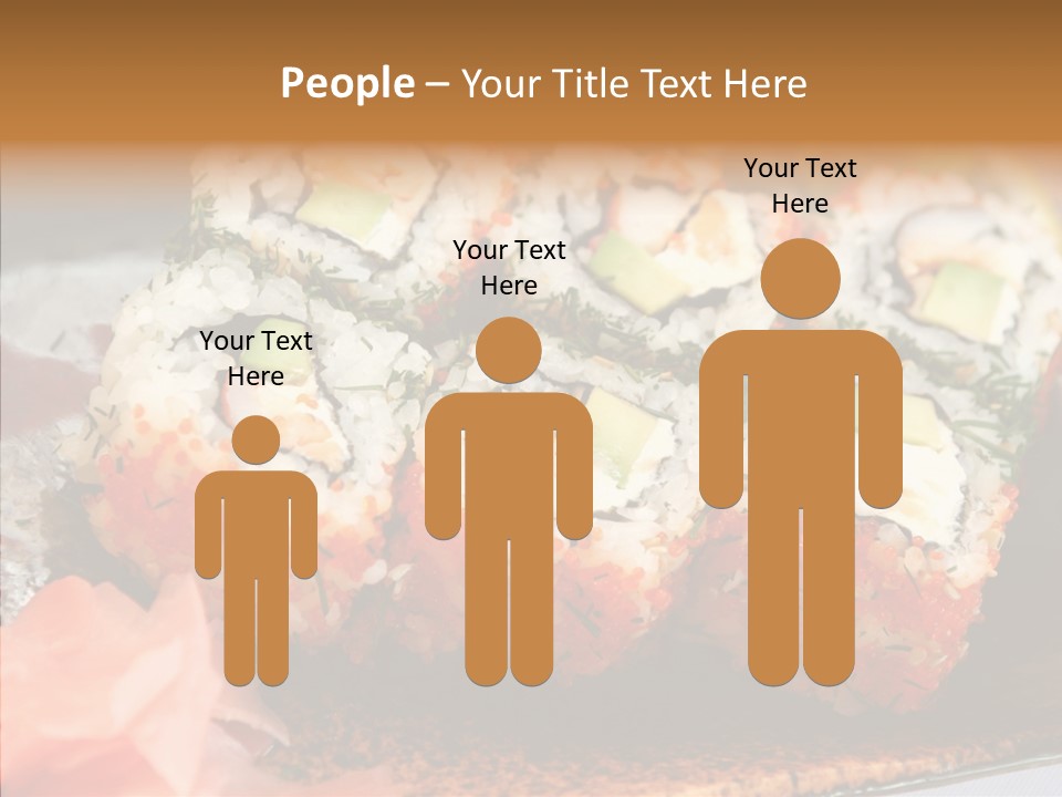 Restaurant Garnish Seaweed PowerPoint Template