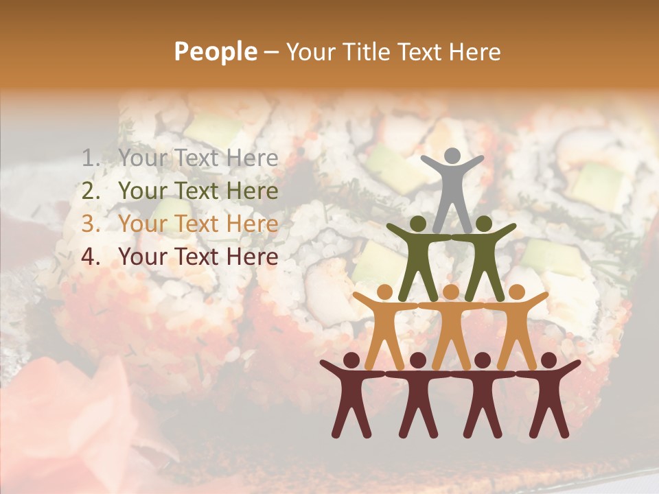 Restaurant Garnish Seaweed PowerPoint Template