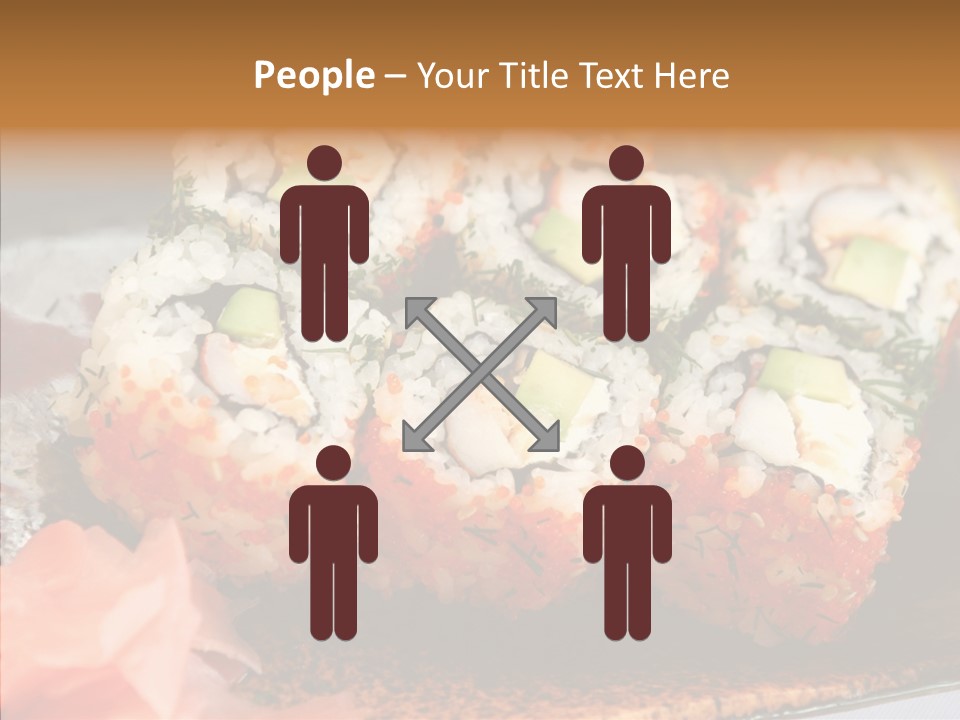 Restaurant Garnish Seaweed PowerPoint Template