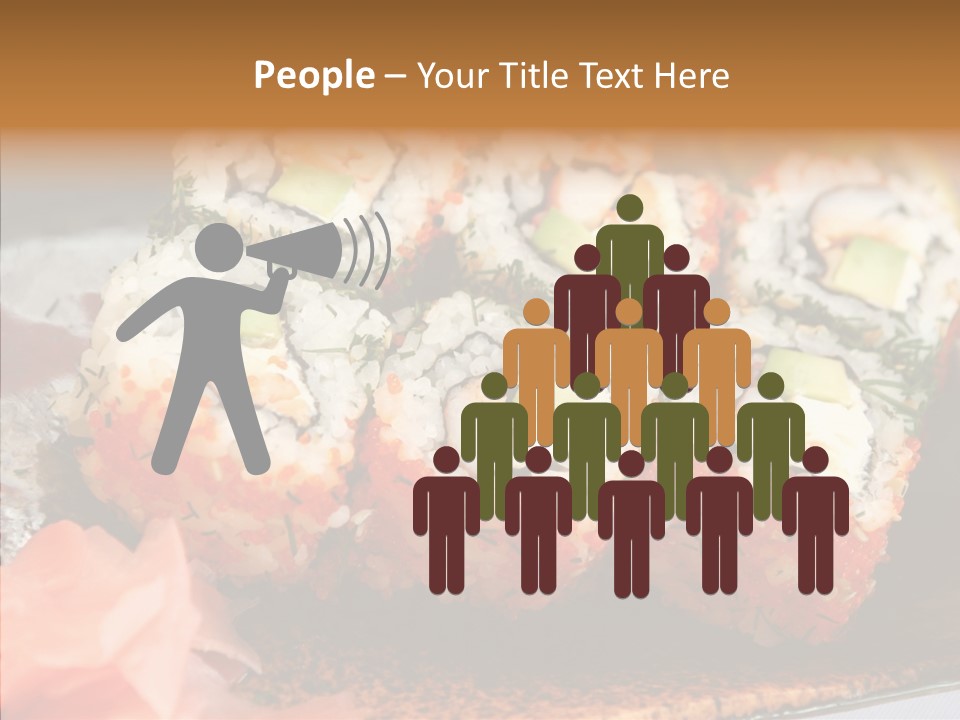 Restaurant Garnish Seaweed PowerPoint Template