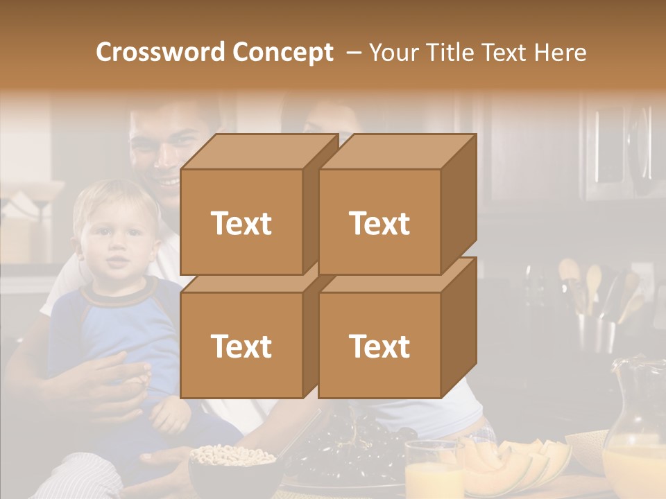 Home Hispanic Brunette PowerPoint Template