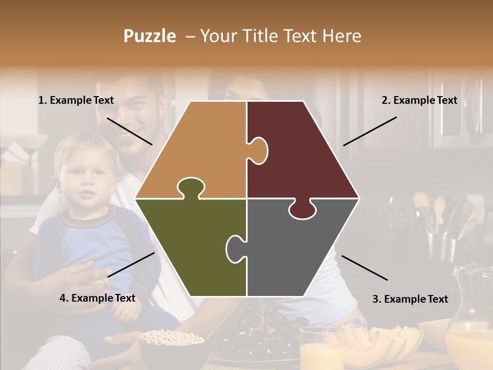 Home Hispanic Brunette PowerPoint Template