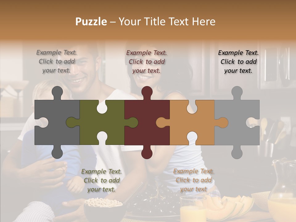 Home Hispanic Brunette PowerPoint Template