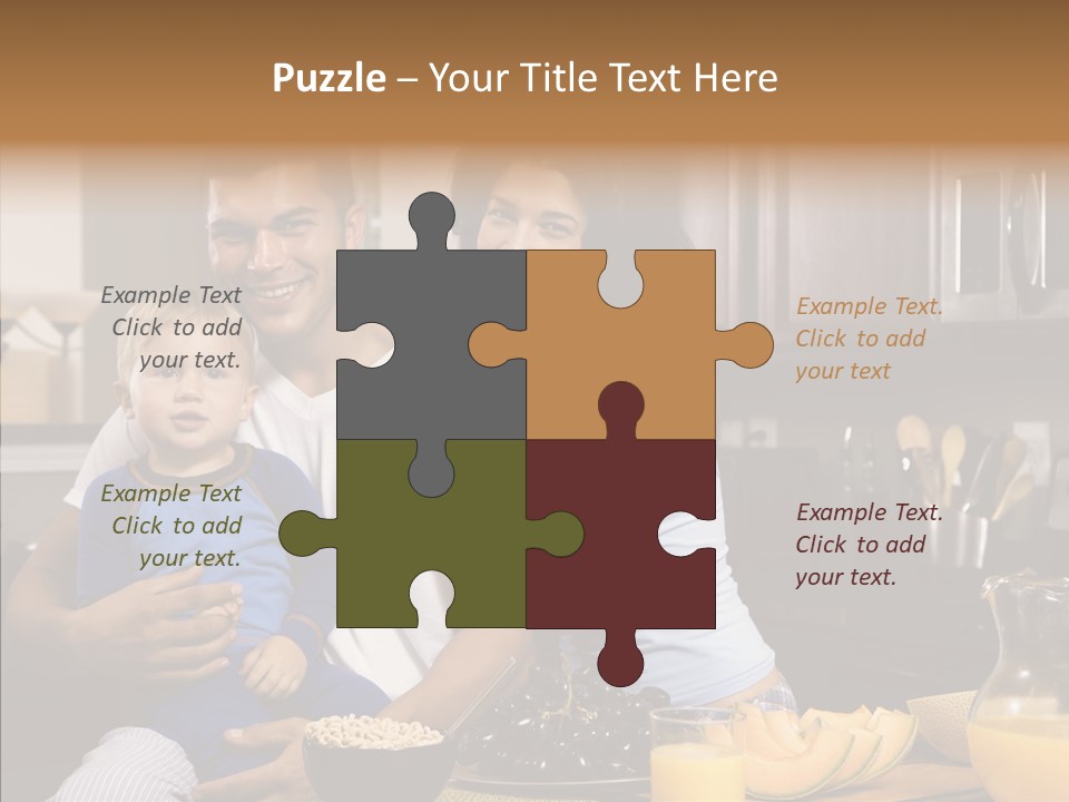 Home Hispanic Brunette PowerPoint Template