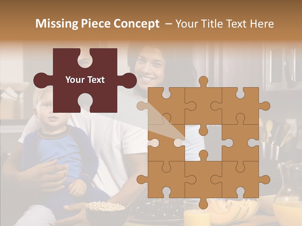 Home Hispanic Brunette PowerPoint Template