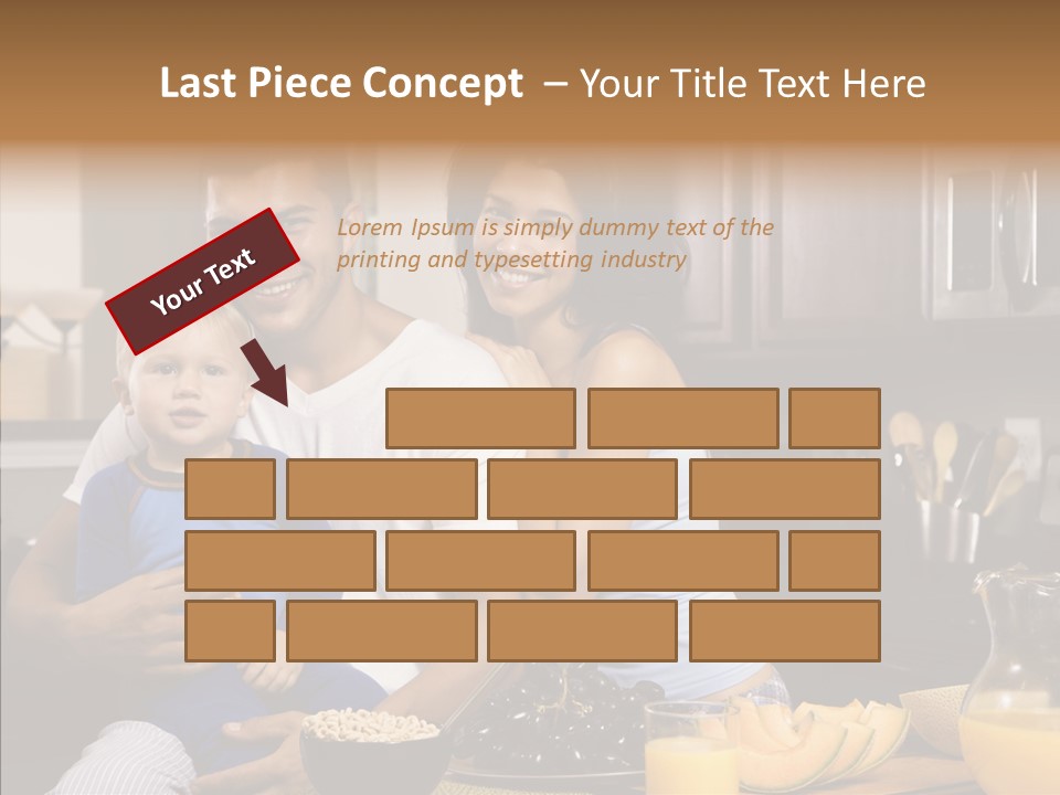 Home Hispanic Brunette PowerPoint Template