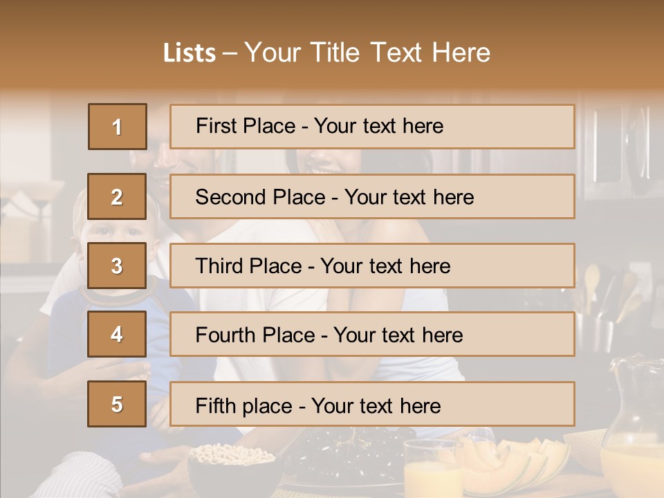 Home Hispanic Brunette PowerPoint Template