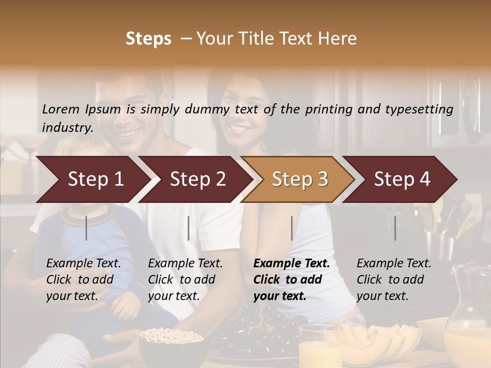 Home Hispanic Brunette PowerPoint Template