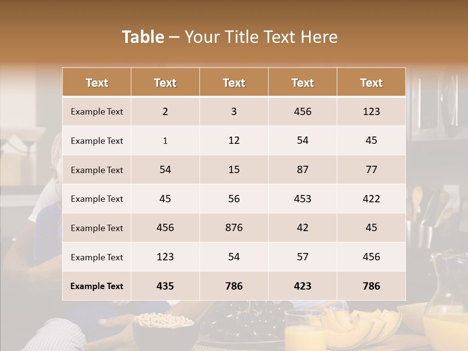 Home Hispanic Brunette PowerPoint Template