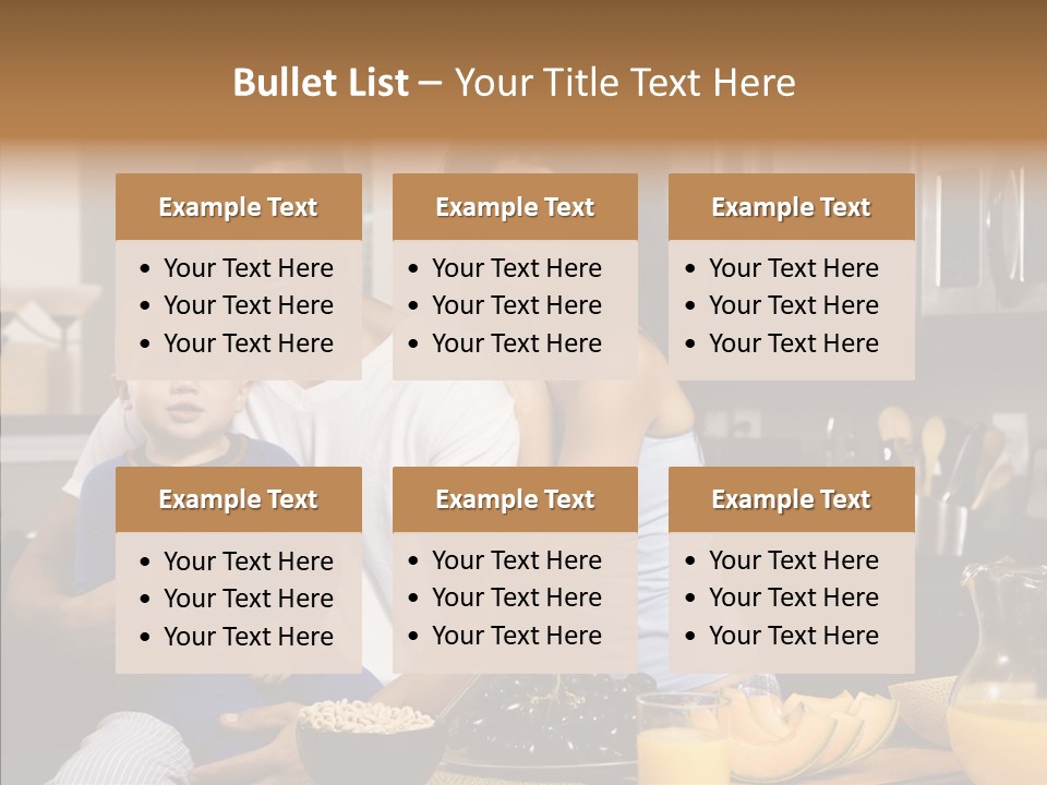 Home Hispanic Brunette PowerPoint Template