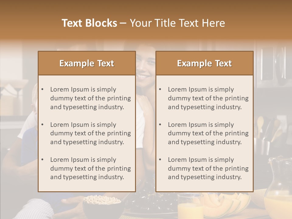 Home Hispanic Brunette PowerPoint Template