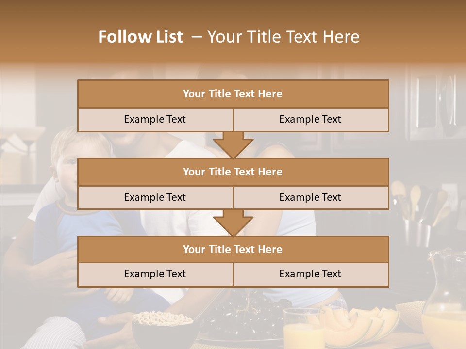 Home Hispanic Brunette PowerPoint Template