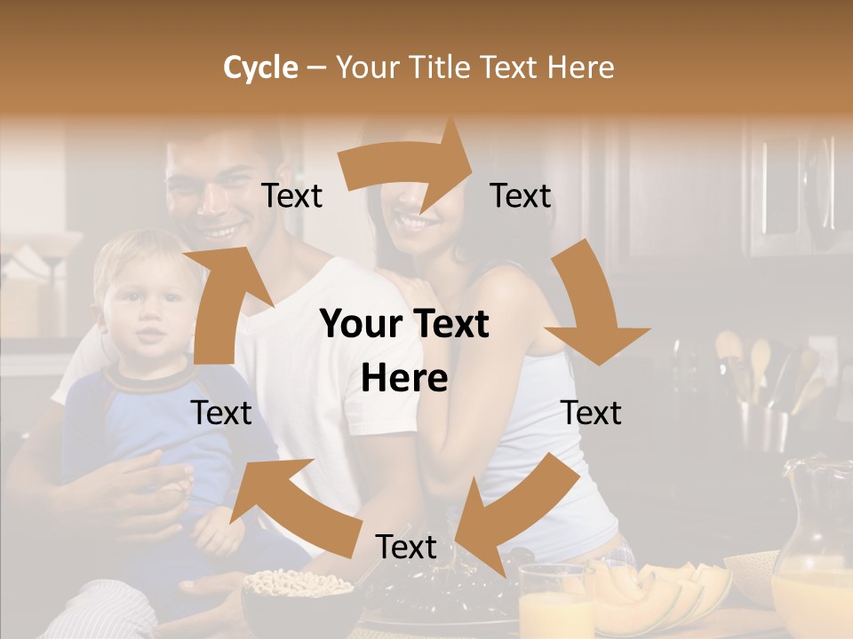 Home Hispanic Brunette PowerPoint Template