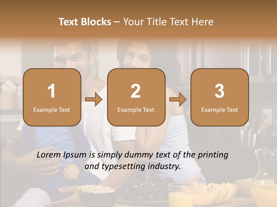 Home Hispanic Brunette PowerPoint Template