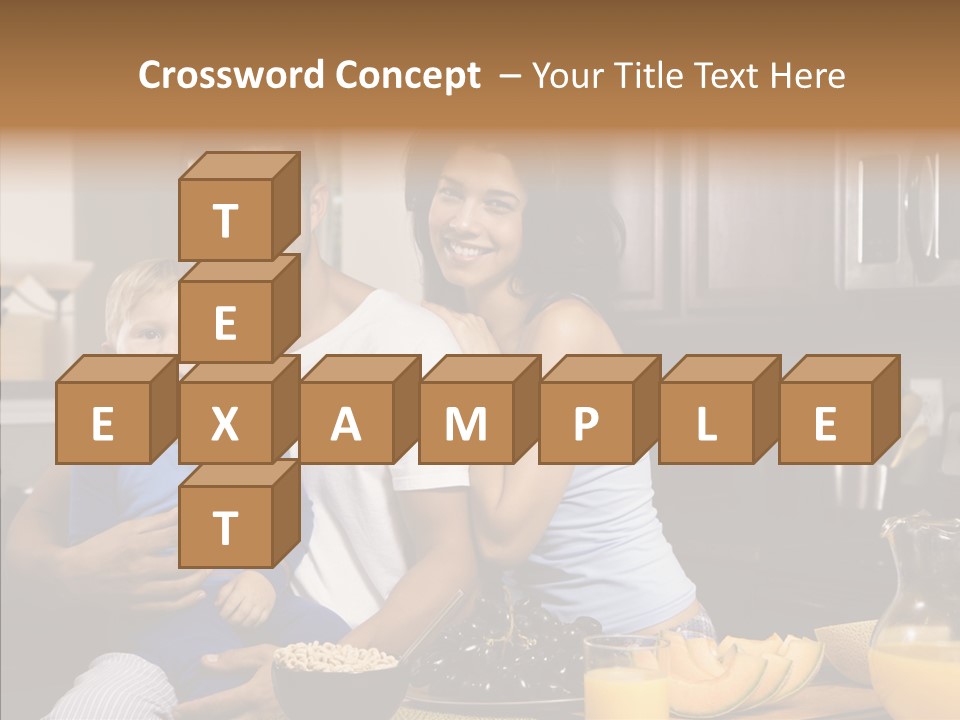 Home Hispanic Brunette PowerPoint Template