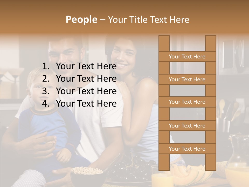Home Hispanic Brunette PowerPoint Template