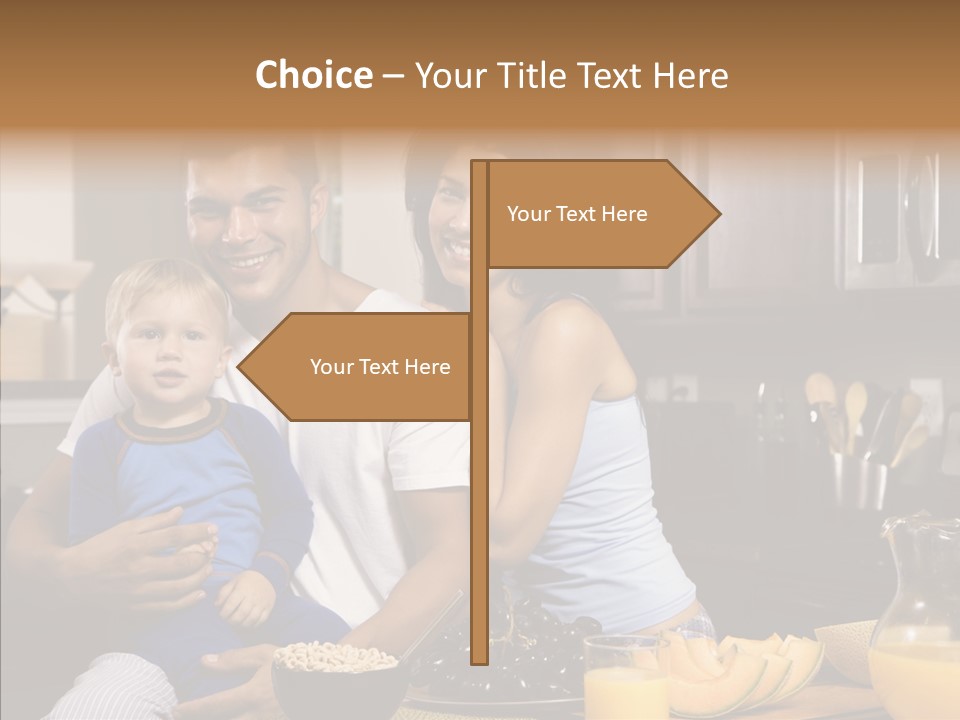 Home Hispanic Brunette PowerPoint Template