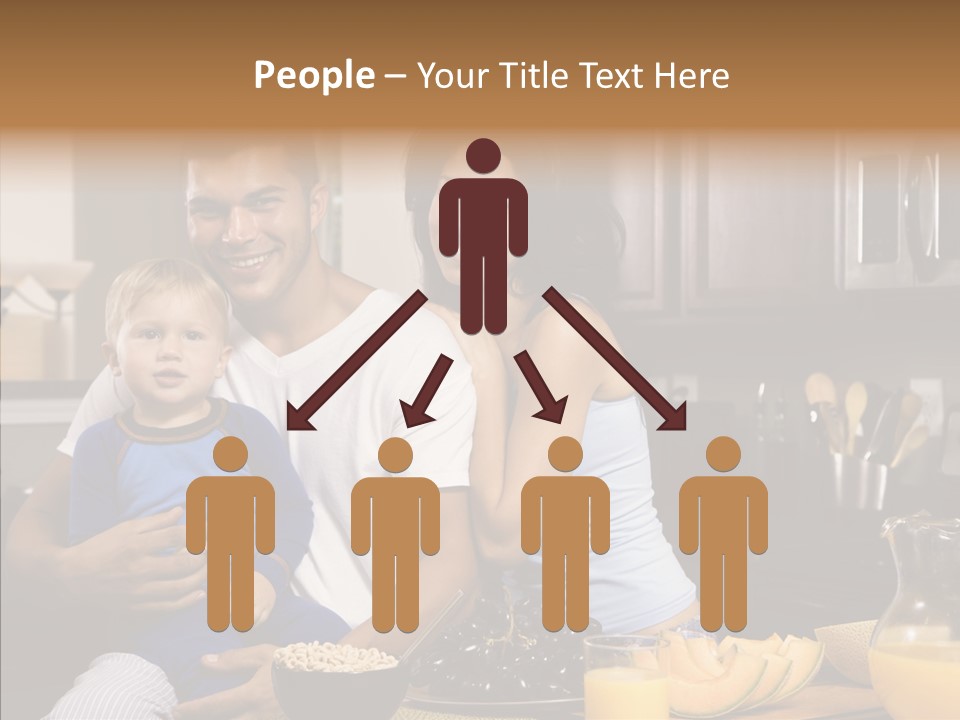 Home Hispanic Brunette PowerPoint Template