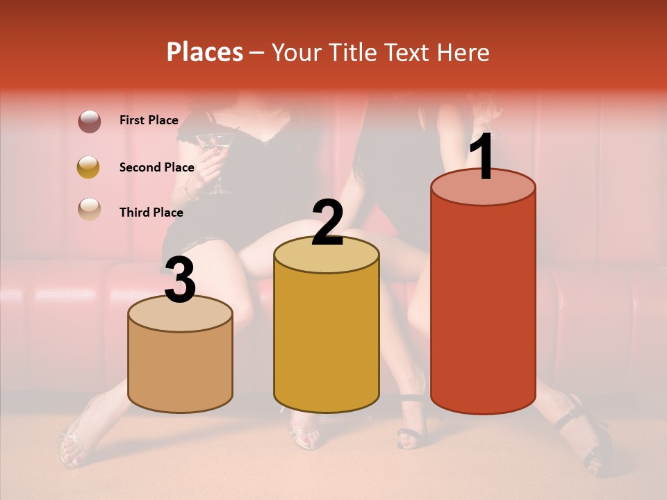 Bar Friends Smile PowerPoint Template