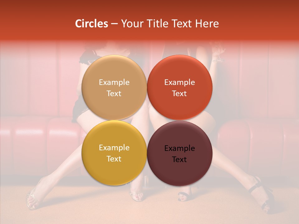 Bar Friends Smile PowerPoint Template